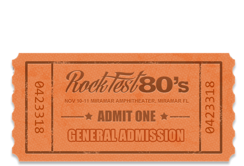 RockFest 80s Ticket