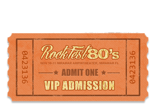 RockFest 80s Ticket